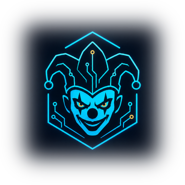 HarmProfile cyber jester logo